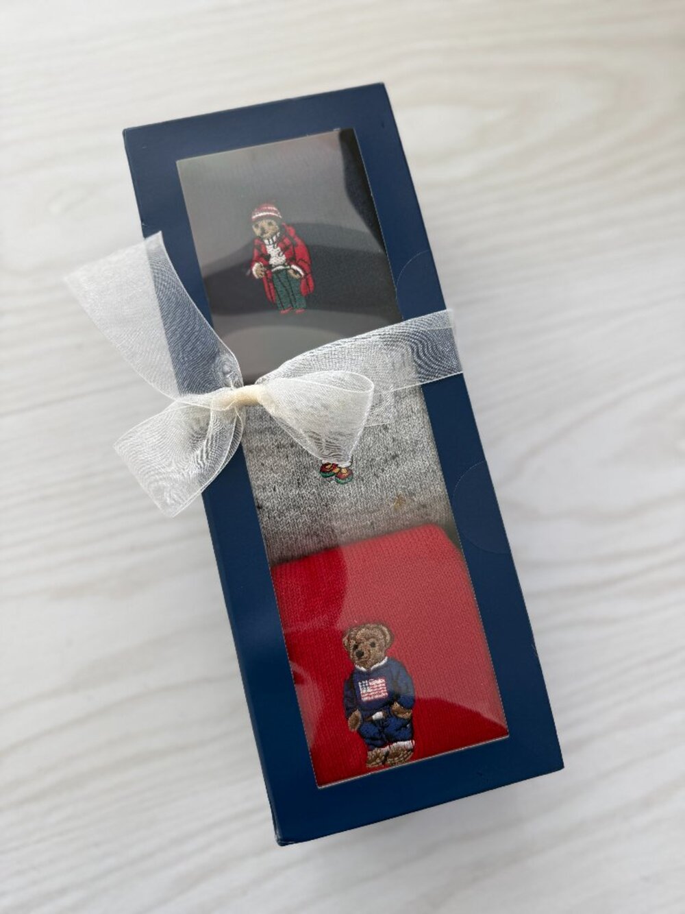 New Polo Ralph Lauren Men’s Wool Blend Buffalo Colored Socks Gift Box – 3 Pack